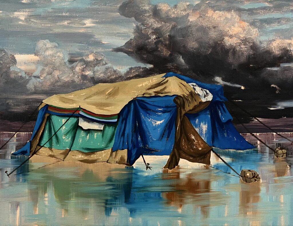 "L'eau monte"